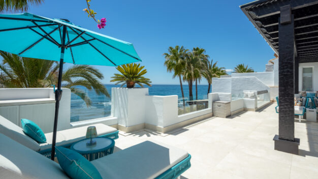 Duplex Penthouse Puente Romano Penthouse One- the Ultimate One-of-a-Kind Frontline Beach Property in Marbella's Puente Romano