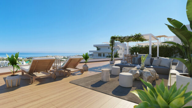 Duplex Penthouse  ONE80 Suites, avant-garde design apartments with sea views in Estepona