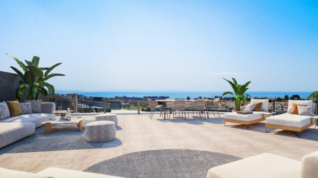 Penthouse  Oasis 325 Phase II, avant-garde apartments in Estepona